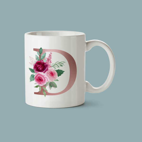Caneca Letras Rose gold